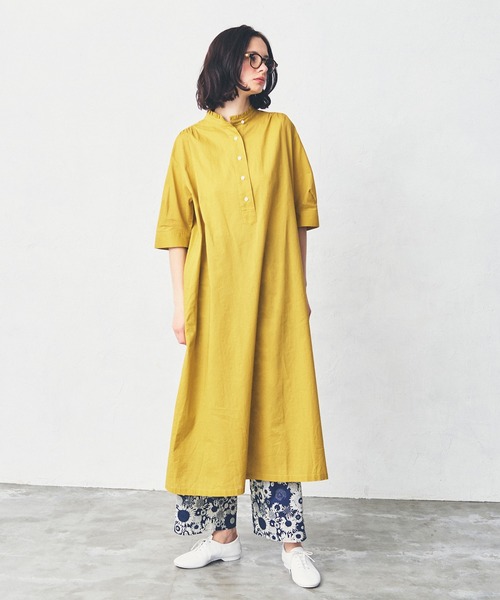 コットンローンフリルワンピース（ワンピース）｜LA MARINE FRANCAISE