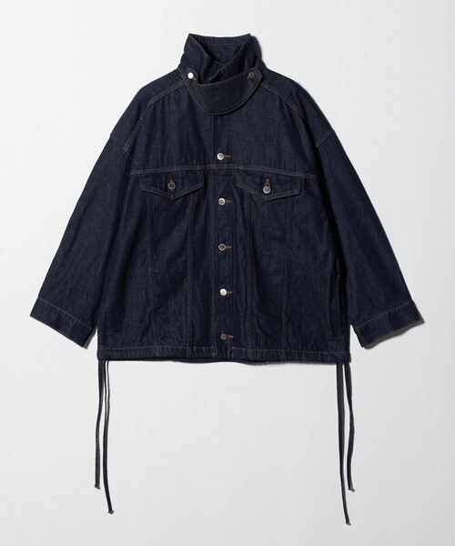 AEWEN MATOPH（イウエン マトフ）の「＜AEWEN MATOPH＞デニムドローストブルゾン（デニムジャケット・レディース・ネイビー/ライトブルー・38/36）」の20枚目の写真