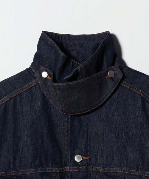 AEWEN MATOPH（イウエン マトフ）の「＜AEWEN MATOPH＞デニムドローストブルゾン（デニムジャケット・レディース・ネイビー/ライトブルー・38/36）」の22枚目の写真