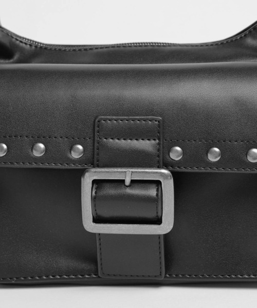 PAGEBOY（ページボーイ）の「スタッズスクエアバッグ（ショルダーバッグ・レディース・ブラック/ブラウン系その他/レッド系その他・FREE）」の7枚目の写真