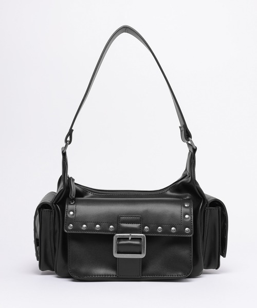 PAGEBOY（ページボーイ）の「スタッズスクエアバッグ（ショルダーバッグ・レディース・ブラック/ブラウン系その他/レッド系その他・FREE）」の12枚目の写真