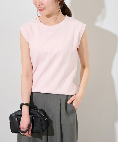 JOURNAL STANDARD relume(ジャーナルスタンダード レリューム)の「《WEB限定追加》TCダンボールノースリーブ(Tシャツ/カットソー・レディース・ホワイト/バーガンディー/ブラック・FREE)」の18枚目の写真