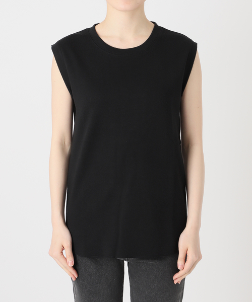 JOURNAL STANDARD relume(ジャーナルスタンダード レリューム)の「《WEB限定追加》TCダンボールノースリーブ(Tシャツ/カットソー・レディース・ホワイト/バーガンディー/ブラック・FREE)」の21枚目の写真