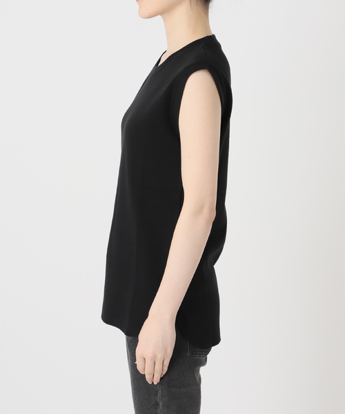 JOURNAL STANDARD relume(ジャーナルスタンダード レリューム)の「《WEB限定追加》TCダンボールノースリーブ(Tシャツ/カットソー・レディース・ホワイト/バーガンディー/ブラック・FREE)」の22枚目の写真