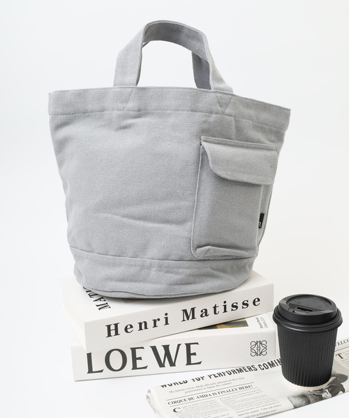 ROOTOTE(ルートート)の「ROOTOTE リサイクルコットンミニトート(トートバッグ・メンズ・ラベンダー/ターコイズブルー/グレー/ブラック/アイボリー・FREE)」の4枚目の写真
