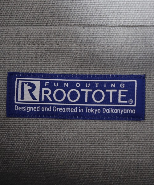 ROOTOTE(ルートート)の「ROOTOTE リサイクルコットンミニトート(トートバッグ・メンズ・ラベンダー/ターコイズブルー/グレー/ブラック/アイボリー・FREE)」の9枚目の写真