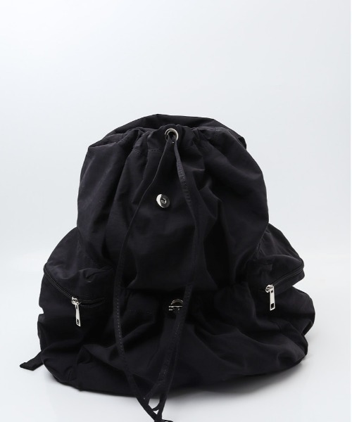 zucchero（ズッケロ）の「laporte di zucchero シワ加工リュック（バックパック/リュック・レディース・ブラック/アイボリー/ブルーグレー/ピンク・FREE）」の11枚目の写真