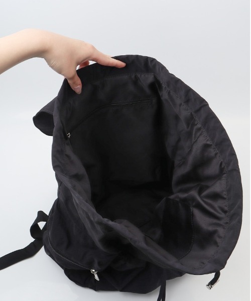 zucchero（ズッケロ）の「laporte di zucchero シワ加工リュック（バックパック/リュック・レディース・ブラック/アイボリー/ブルーグレー/ピンク・FREE）」の12枚目の写真