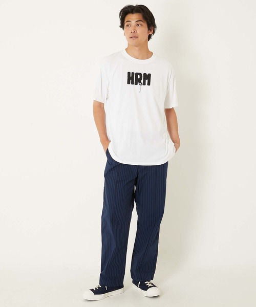 HOLLYWOOD RANCH MARKET（ハリウッドランチマーケット）の「HRMチェーンエンブロイダリー ショートスリーブTシャツ（Tシャツ/カットソー・メンズ・ホワイト・XL/L/M/S）」の8枚目の写真