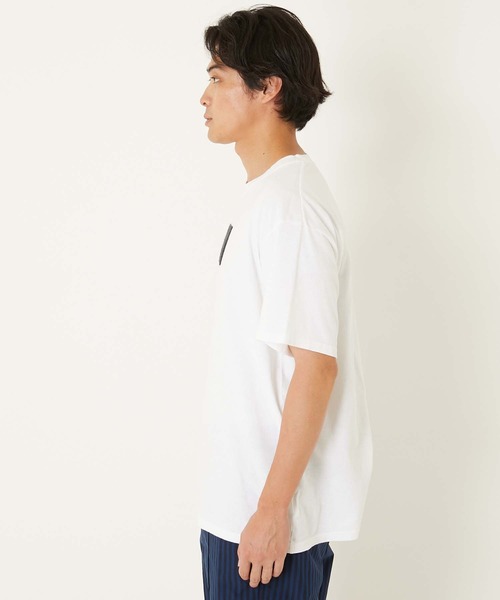 HOLLYWOOD RANCH MARKET（ハリウッドランチマーケット）の「HRMチェーンエンブロイダリー ショートスリーブTシャツ（Tシャツ/カットソー・メンズ・ホワイト・XL/L/M/S）」の3枚目の写真