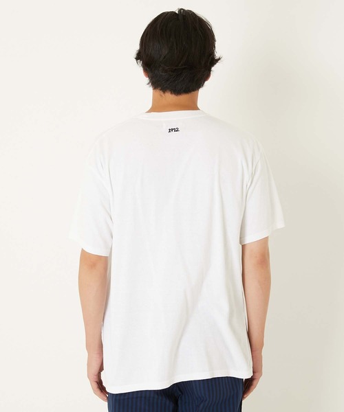 HOLLYWOOD RANCH MARKET（ハリウッドランチマーケット）の「HRMチェーンエンブロイダリー ショートスリーブTシャツ（Tシャツ/カットソー・メンズ・ホワイト・XL/L/M/S）」の4枚目の写真