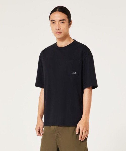 OAKLEY(オークリー)の「オークリー ENHANCE COOL COTTON TEE - RELAX/Tシャツ/吸汗速乾/接触冷感/スポーツ・トレーニング・カジュアル/OAKLEY(Tシャツ/カットソー・メンズ・ブラック/ベージュ/ホワイト/ネイビー・M/XL/L/S/XS)」の2枚目の写真