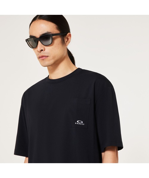 OAKLEY(オークリー)の「オークリー ENHANCE COOL COTTON TEE - RELAX/Tシャツ/吸汗速乾/接触冷感/スポーツ・トレーニング・カジュアル/OAKLEY(Tシャツ/カットソー・メンズ・ブラック/ベージュ/ホワイト/ネイビー・M/XL/L/S/XS)」の6枚目の写真