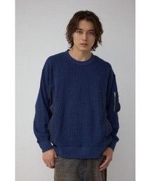 AZUL by moussy | オニワッフルスウィッチングトップス(Tシャツ/カットソー)
