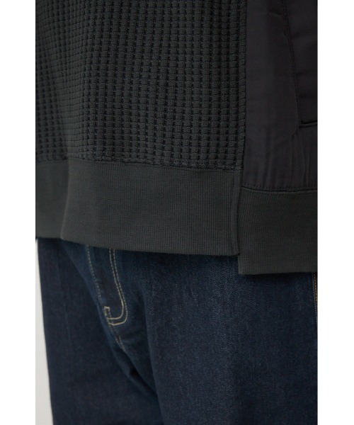 AZUL by moussy(アズールバイマウジー)の「オニワッフルスウィッチングトップス(Tシャツ/カットソー・メンズ・ブラック/ネイビー/ライトグレー・SMALL/MEDIUM/LARGE)」の14枚目の写真