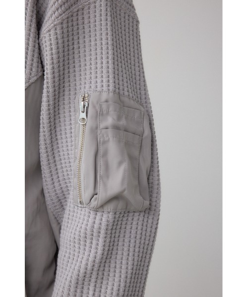 AZUL by moussy(アズールバイマウジー)の「オニワッフルスウィッチングトップス(Tシャツ/カットソー・メンズ・ブラック/ネイビー/ライトグレー・SMALL/MEDIUM/LARGE)」の22枚目の写真