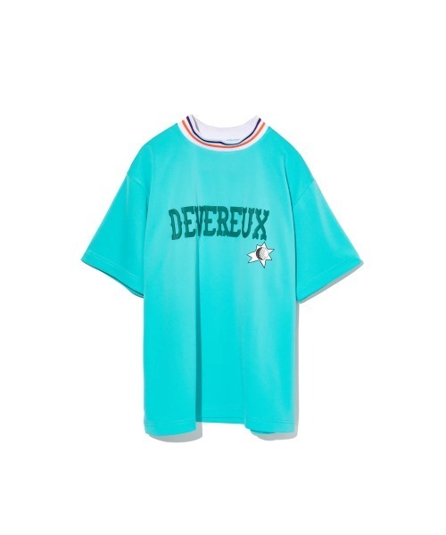 【DEVEREUX GOLF】ARIZONA Stingerリブモックネック セール】ARIZONA StingerリブモックネックTEE（Tシャツ