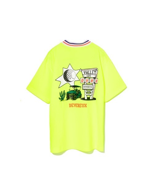 DEVEREUX GOLF(デヴァローゴルフ)の「ARIZONA StingerリブモックネックTEE(Tシャツ/カットソー・メンズ・アクア/イエロー・SMALL/LARGE/MEDIUM/X-LARGE)」の7枚目の写真