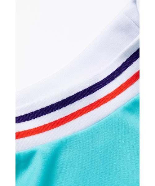 DEVEREUX GOLF(デヴァローゴルフ)の「ARIZONA StingerリブモックネックTEE(Tシャツ/カットソー・メンズ・アクア/イエロー・SMALL/LARGE/MEDIUM/X-LARGE)」の4枚目の写真