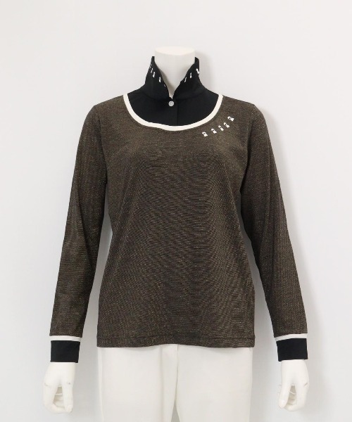 Picone CLUB(ピッコーネクラブ)の「レイヤード風プルオーバー(Tシャツ/カットソー・レディース・ベージュ/ブラック/ライトブルー/ライトグレー・L/M/S)」の2枚目の写真