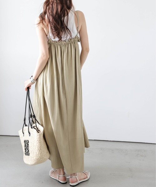 AMELY(エミリー)の「ミニフリルキャミワンピース(ワンピース・レディース・ベージュ/ブラウン/ブラック・フリー)」の17枚目の写真