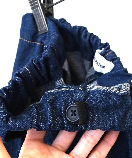 GENERATOR（ジェネレーター）の「GENERATOR/ジェネレーター デニム2タックイージーパンツ（デニムパンツ・キッズ・ネイビー・M/L/XL）」の10枚目の写真