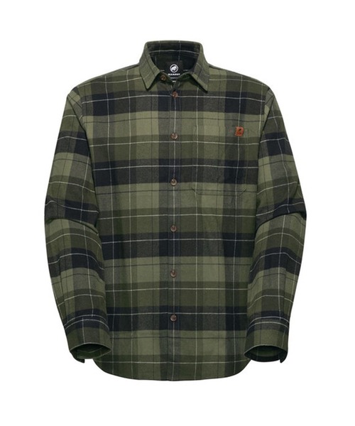 Mammut(マムート)の「トロバット ロングスリーブ シャツ アジアンフィット / Trovat Longsleeve Shirt AF Men(テーラードジャケット・メンズ・ブラック×グリーン/ブラック×レッド・MEDIUM/LARGE/X-LARGE)」の2枚目の写真