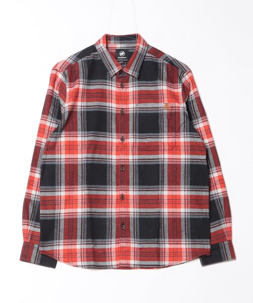 Mammut(マムート)の「トロバット ロングスリーブ シャツ アジアンフィット / Trovat Longsleeve Shirt AF Men(テーラードジャケット・メンズ・ブラック×グリーン/ブラック×レッド・MEDIUM/LARGE/X-LARGE)」の14枚目の写真