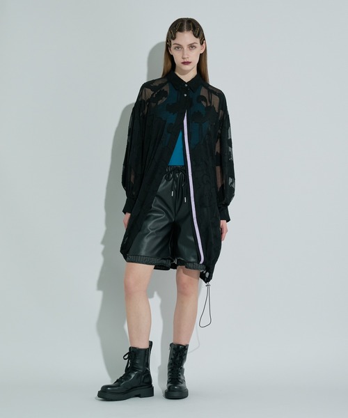 ANNA SUI NYC（アナ スイ エヌ ワイ シー）の「ジャガード配色シャツ（シャツ/ブラウス・レディース・ホワイト/ワイン/ブラック・FREE）」の20枚目の写真