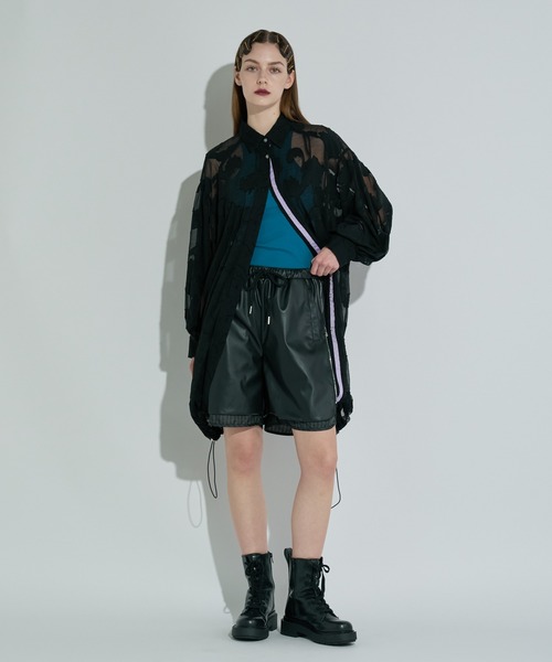 ANNA SUI NYC（アナ スイ エヌ ワイ シー）の「ジャガード配色シャツ（シャツ/ブラウス・レディース・ホワイト/ワイン/ブラック・FREE）」の21枚目の写真