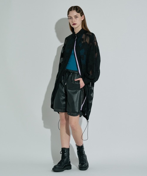 ANNA SUI NYC（アナ スイ エヌ ワイ シー）の「ジャガード配色シャツ（シャツ/ブラウス・レディース・ホワイト/ワイン/ブラック・FREE）」の22枚目の写真