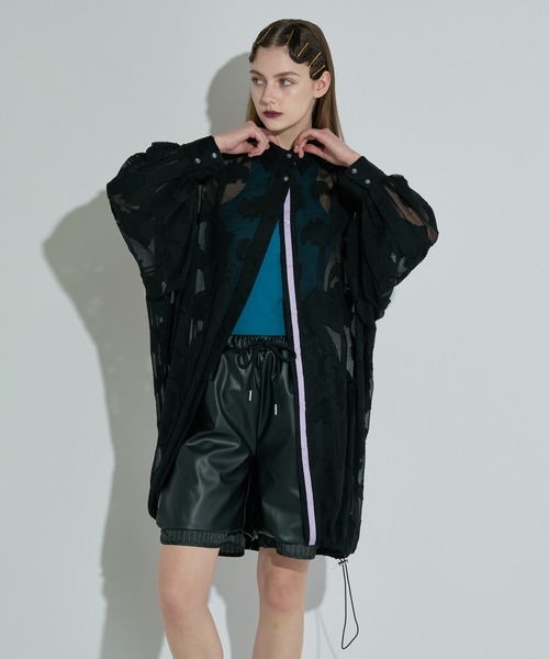 ANNA SUI NYC（アナ スイ エヌ ワイ シー）の「ジャガード配色シャツ（シャツ/ブラウス・レディース・ホワイト/ワイン/ブラック・FREE）」の15枚目の写真