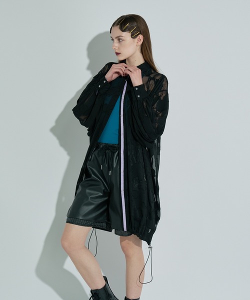 ANNA SUI NYC（アナ スイ エヌ ワイ シー）の「ジャガード配色シャツ（シャツ/ブラウス・レディース・ホワイト/ワイン/ブラック・FREE）」の19枚目の写真