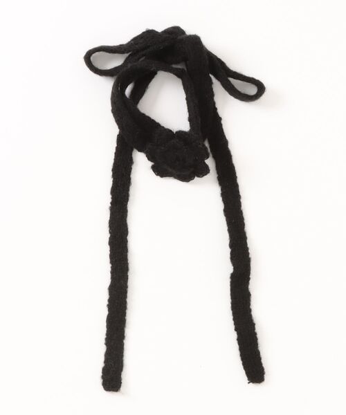 IMARI（イマリ）の「【 IMARI / イマリ 】 ローズ モチーフ ニット スカーフ / チョーカー #（ネックレス・レディース・ピンク/レッド/パープル/アイボリー/ブラック・FREE）」の11枚目の写真