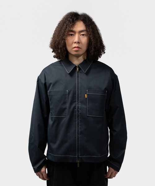 UNION（UNION TOKYO）（ユニオン）の「UNION TOKYO STACEY ZIP SHIRT  ユニオントーキョー ジップシャツ（シャツ/ブラウス・メンズ・ネイビー/オリーブ・XL/M/S/L）」の15枚目の写真