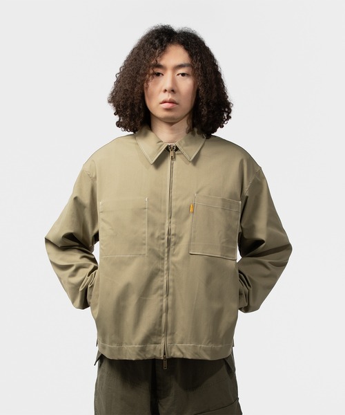 UNION（UNION TOKYO）（ユニオン）の「UNION TOKYO STACEY ZIP SHIRT  ユニオントーキョー ジップシャツ（シャツ/ブラウス・メンズ・ネイビー/オリーブ・XL/M/S/L）」の8枚目の写真