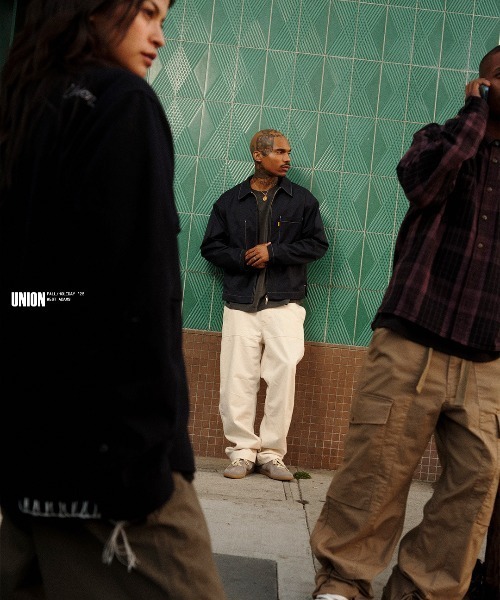 UNION（UNION TOKYO）（ユニオン）の「UNION TOKYO STACEY ZIP SHIRT  ユニオントーキョー ジップシャツ（シャツ/ブラウス・メンズ・ネイビー/オリーブ・XL/M/S/L）」の3枚目の写真