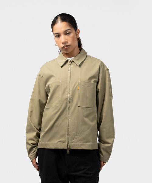 UNION（UNION TOKYO）（ユニオン）の「UNION TOKYO STACEY ZIP SHIRT  ユニオントーキョー ジップシャツ（シャツ/ブラウス・メンズ・ネイビー/オリーブ・XL/M/S/L）」の4枚目の写真