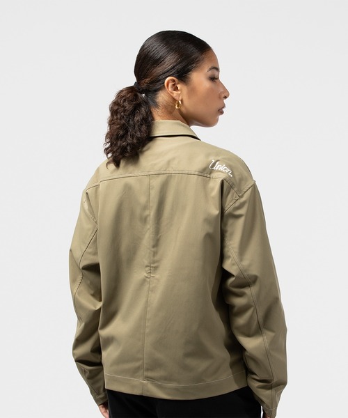 UNION（UNION TOKYO）（ユニオン）の「UNION TOKYO STACEY ZIP SHIRT  ユニオントーキョー ジップシャツ（シャツ/ブラウス・メンズ・ネイビー/オリーブ・XL/M/S/L）」の5枚目の写真