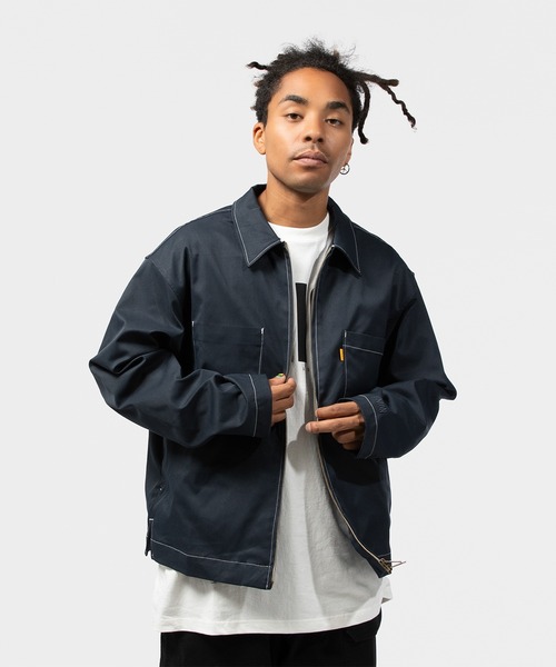 UNION（UNION TOKYO）（ユニオン）の「UNION TOKYO STACEY ZIP SHIRT  ユニオントーキョー ジップシャツ（シャツ/ブラウス・メンズ・ネイビー/オリーブ・XL/M/S/L）」の12枚目の写真