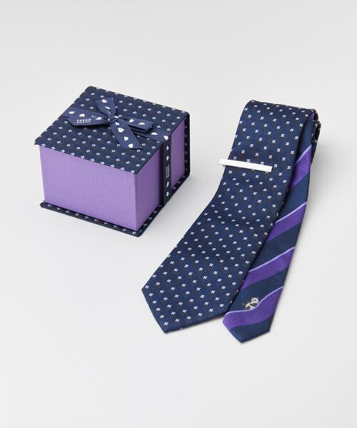 TAKEO KIKUCHI(タケオキクチ)の「【BOXセット】animal ネクタイ&タイバー(ネクタイ・メンズ・ネイビー系/グリーン系その他4/グリーン系その他5/ネイビー系3・00)」の4枚目の写真