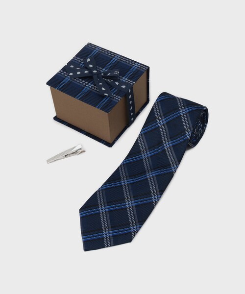 TAKEO KIKUCHI(タケオキクチ)の「【BOXセット】animal ネクタイ&タイバー(ネクタイ・メンズ・ネイビー系/グリーン系その他4/グリーン系その他5/ネイビー系3・00)」の9枚目の写真