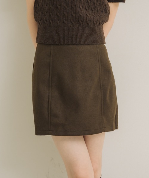 ウールライクコクーンミニスカート（スカート）｜NEUNA（ヌナ）の