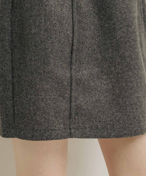 NEUNA（ヌナ）の「ウールライクコクーンミニスカート（スカート・レディース・ブラック/ブラウン/チャコールグレー・FREE）」の13枚目の写真