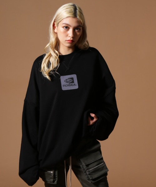 DANKE SCHON（ダンケシェーン）の「DankeSchon/ダンケシェーン/BALLOON CREWNECK（スウェット・レディース・グレー/ブラック・M/L）」の2枚目の写真