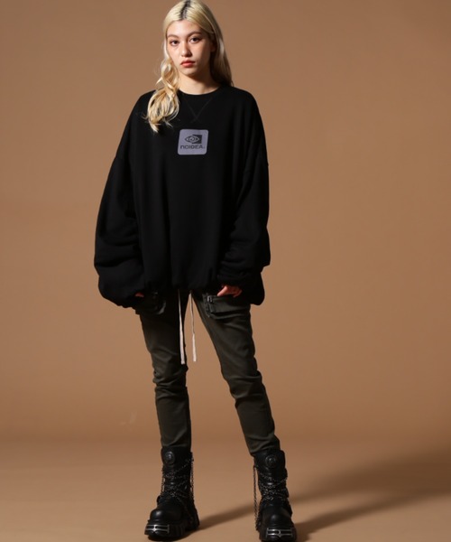 DANKE SCHON（ダンケシェーン）の「DankeSchon/ダンケシェーン/BALLOON CREWNECK（スウェット・レディース・グレー/ブラック・M/L）」の10枚目の写真