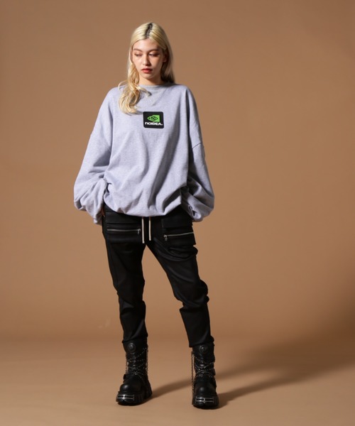 DANKE SCHON（ダンケシェーン）の「DankeSchon/ダンケシェーン/BALLOON CREWNECK（スウェット・レディース・グレー/ブラック・M/L）」の16枚目の写真