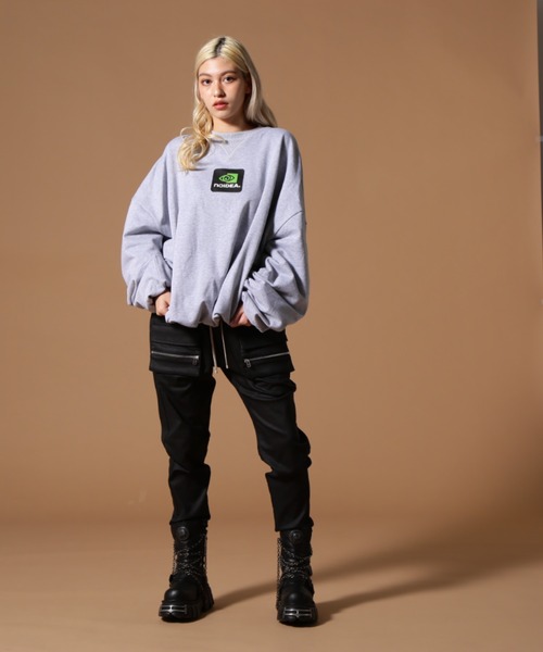DANKE SCHON（ダンケシェーン）の「DankeSchon/ダンケシェーン/BALLOON CREWNECK（スウェット・レディース・グレー/ブラック・M/L）」の11枚目の写真