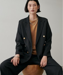 値下げ金ボタンウール コート ブラック She's Closet ジャケット テーラードジャケット 金ボタン