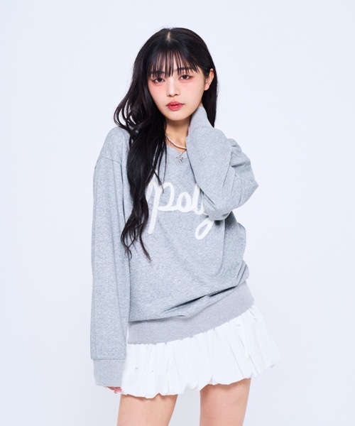 セール】Fur logo sweat / ファーロゴラメスウェット（スウェット